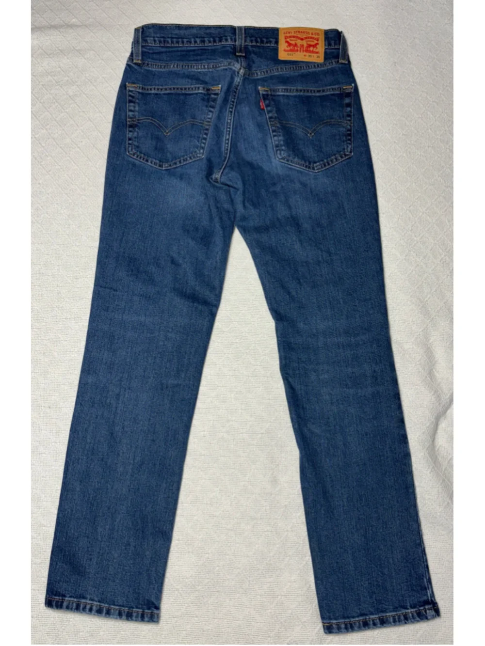 Levi's 511 Slim Fit Jeans Mens 30x30 Medium Wash Denim Stretch EUC Everyday Prep